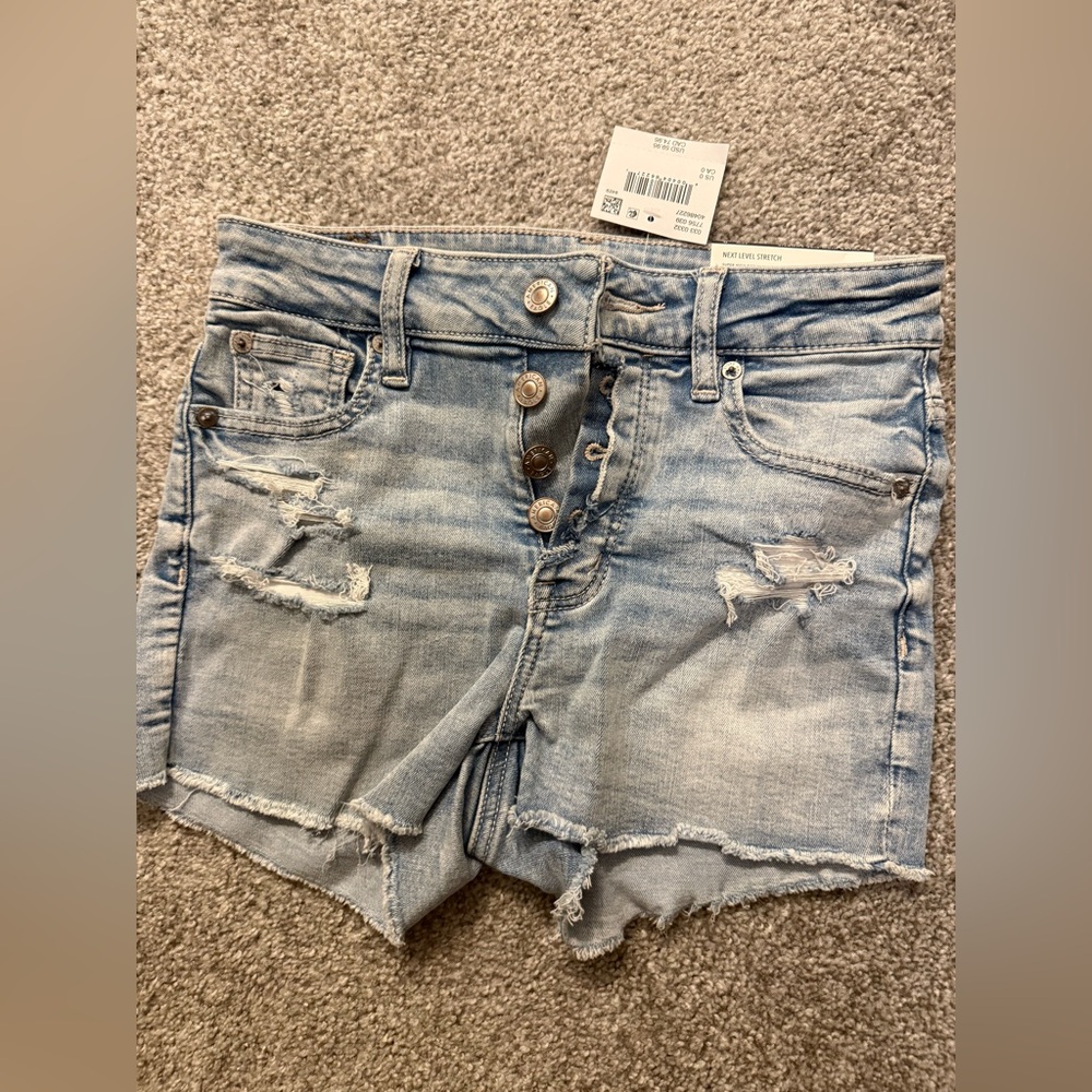 American Eagle Outfitters Light Blue Jean Shorts